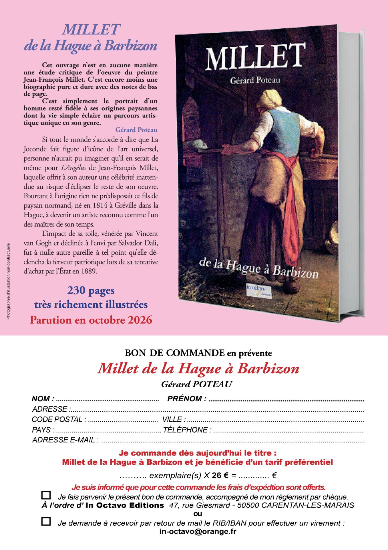 Bon souscription Millet